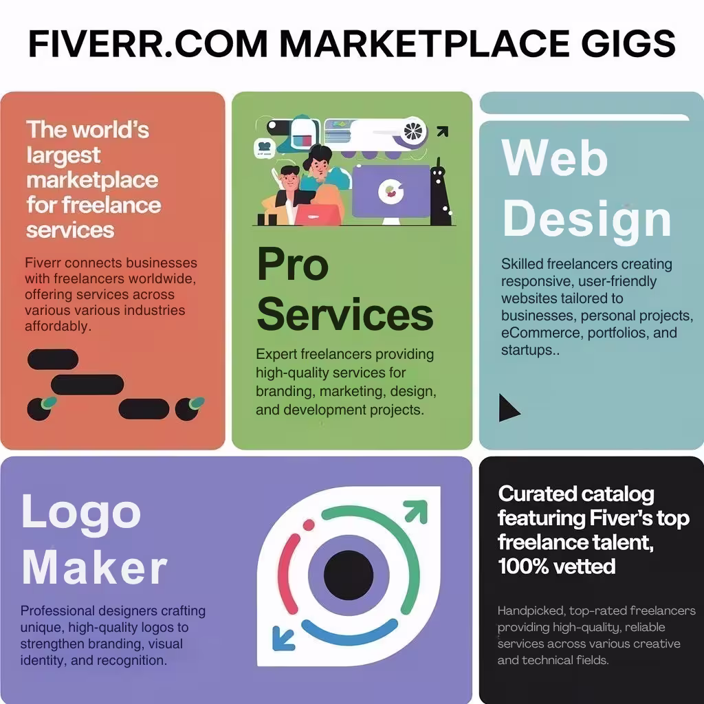 Infographic: How to hire freelancers on Fiverr for business growth